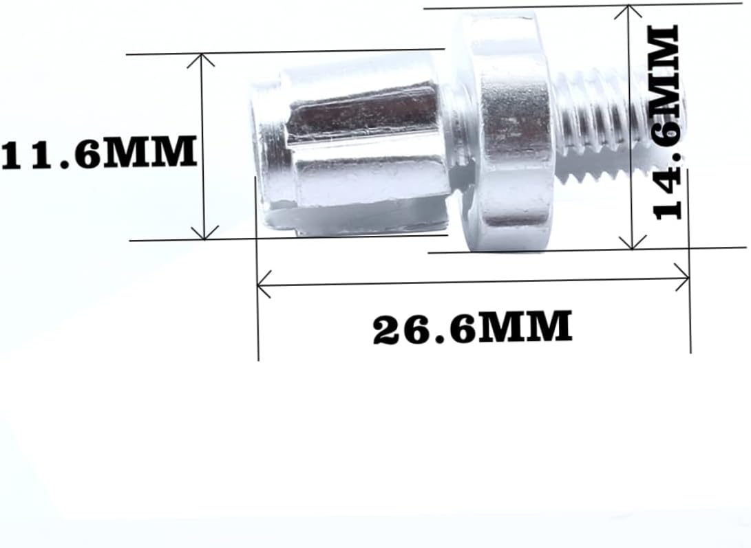 INOOMP Brake Adjustment Screw Aluminum Alloy Brake Screw for Mountain Road Fixed Gear Folding Bikes Easy to