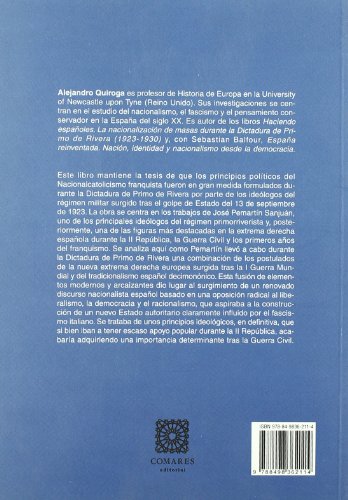 Los orígenes del nacionalcatolicismo : José Pemartín y la dictadura de Primo de Rivera