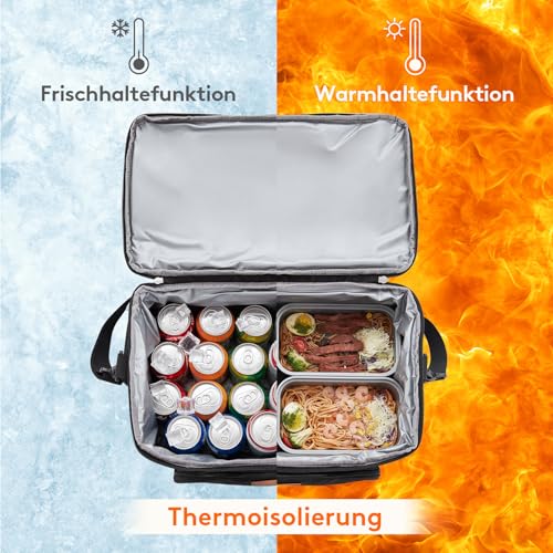 Lifewit Große Kühltasche 30L 48 Dosen, Isolierte Kühlbox, Cooler Bag – Ansicht 3
