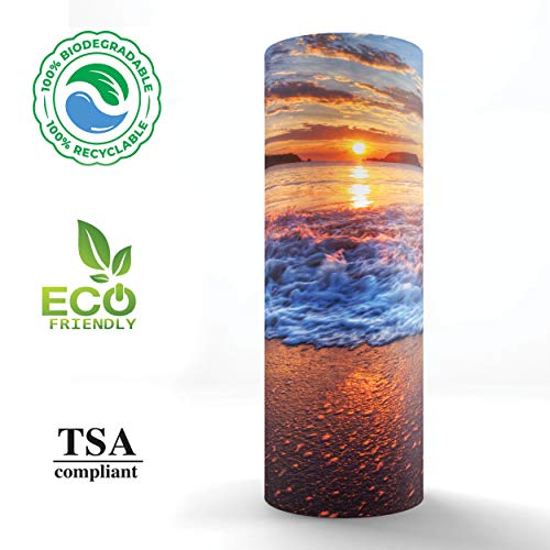 Image of Hawaiian Sunset Scattering Urn Eco Friendly Adult - Bisodegradable & Cremation Urn for Adult Ashes - Scattering Tube