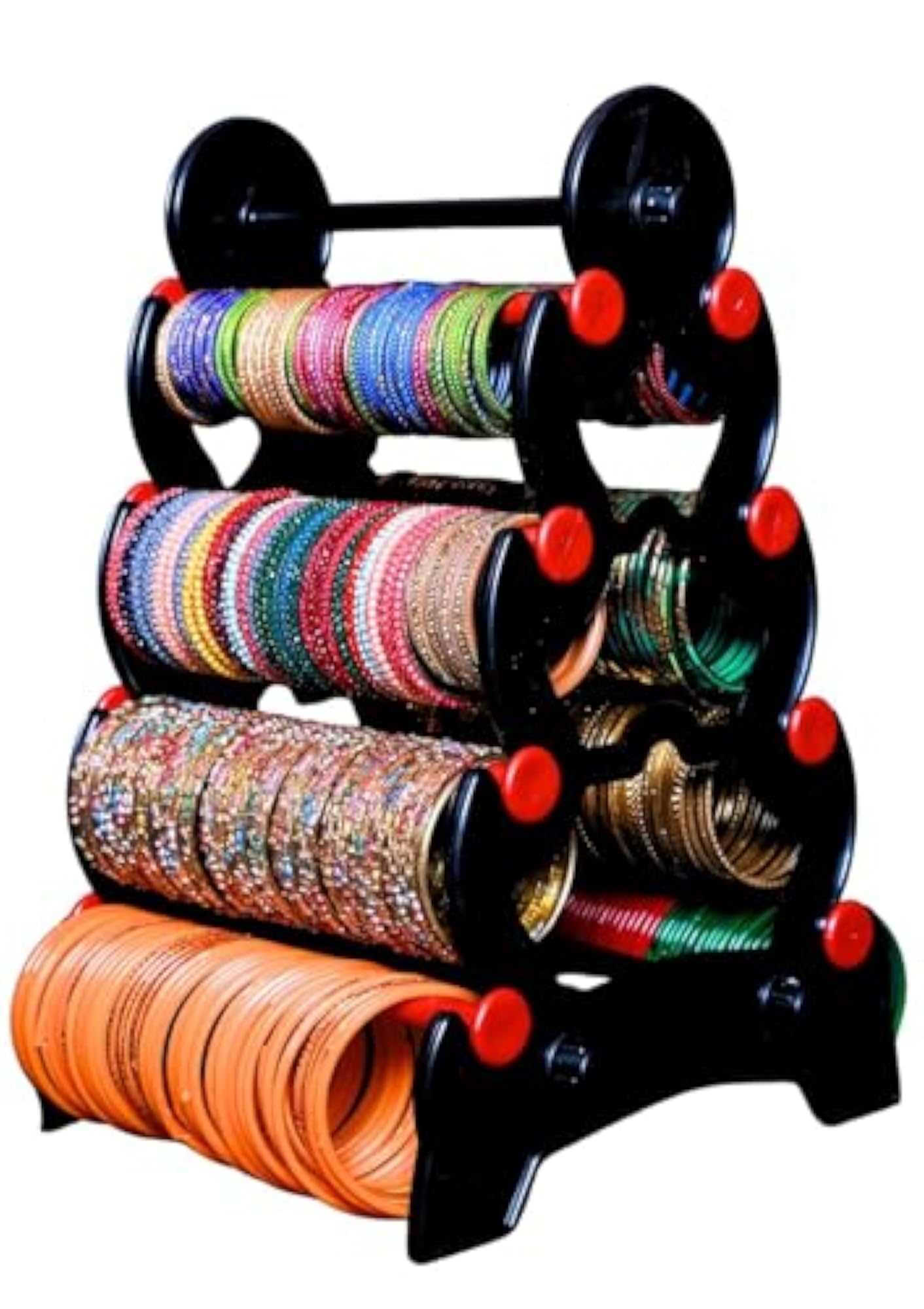 Plastic Bangle Stand for Jewellery Display, Black