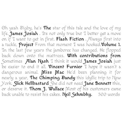 The James Josiah Flash Project Volume 1.