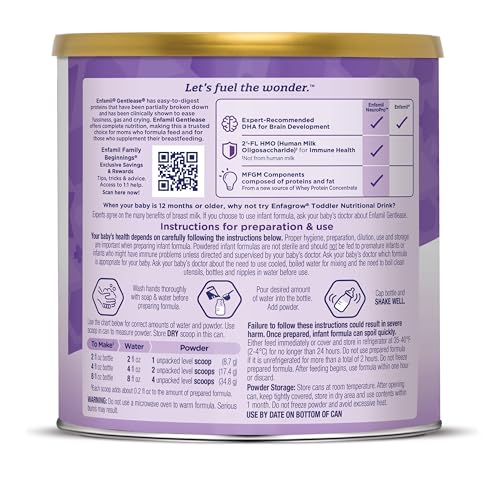 Enfamil Gentlease Easy to Digest Baby Formula, 19.9 Oz, 4 CT - image 6