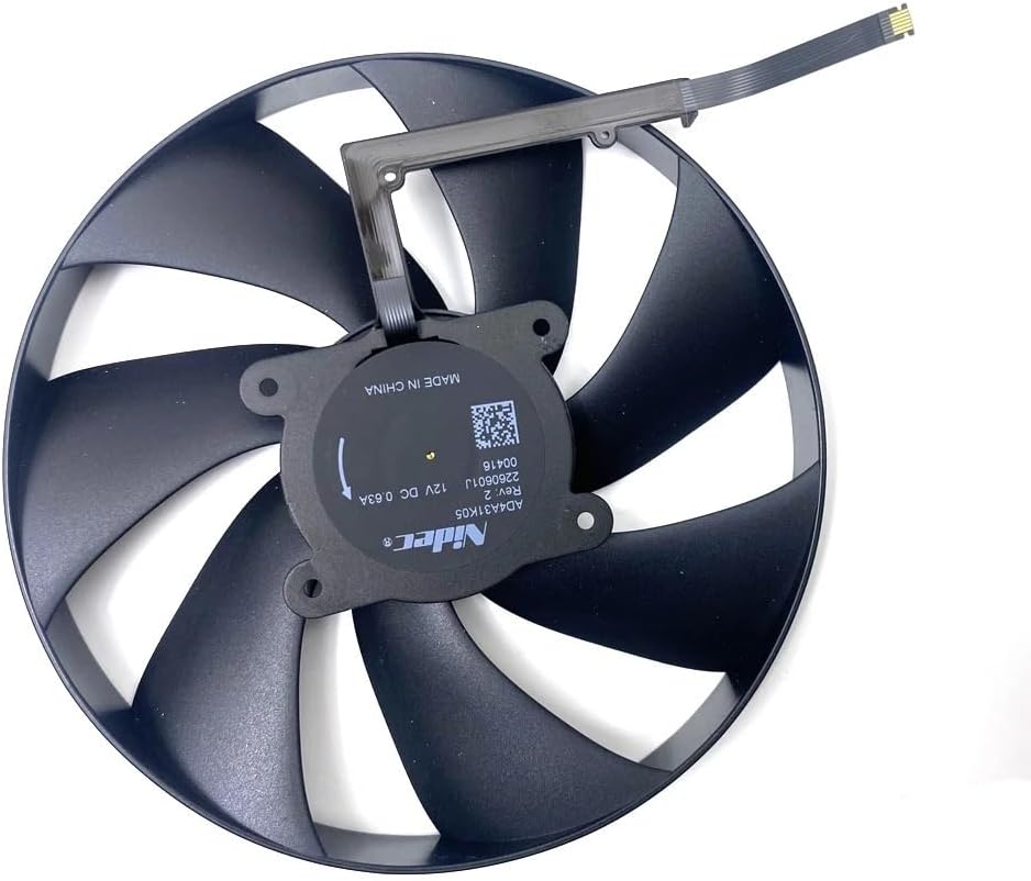 Graphics Card 115MM AD4A31K04 AD4A31K05 RTX4090 GPU Fan Compatible with RTX 4090 Founders Edition Graphics Card Fans(AB)