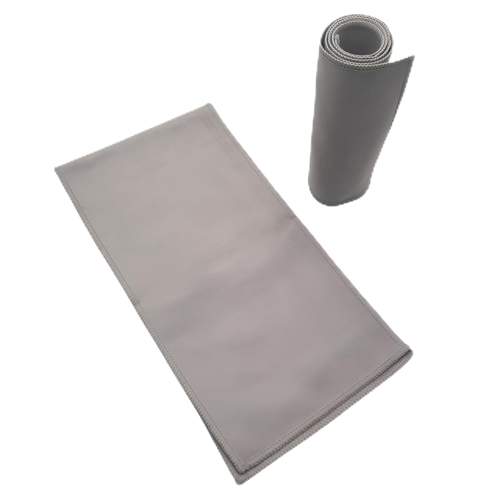 ZHU IN SY Shoe Polish Professional Shine & Buff Cloth, Microfiber Cleaning Shoe Care, 5 x 20 Inch Set of 2