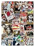 100 Football Card Hot Pack Box with 1 Authentic Autograph, Jersey, or Relic Cards in Every Box - Can Include Rookies, Stars, All-Stars, & Hall of Famers- Comes in New Plain Card Box