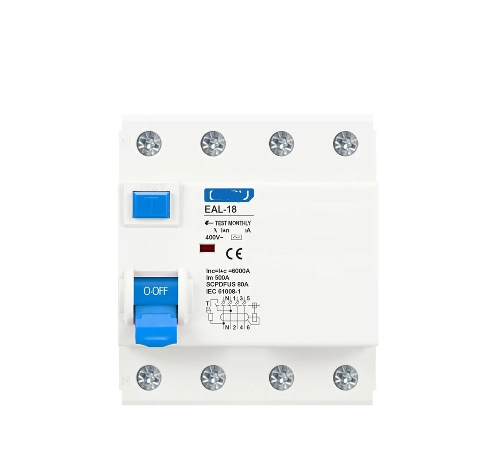 Disjoncteur électromagnétique type AC protégeant les circuits triphasés - 3