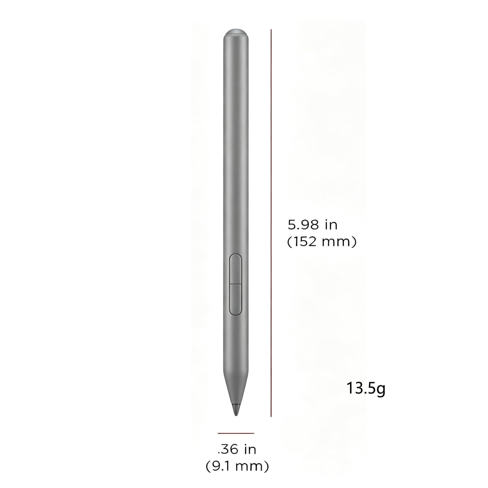 Lápiz óptico Recargable el portátil para Yoga 2/7/9 2 en 1, 8192 Niveles de presión, Carga por USB-C, con lápiz magnético, Experiencia de Escritura fluida
