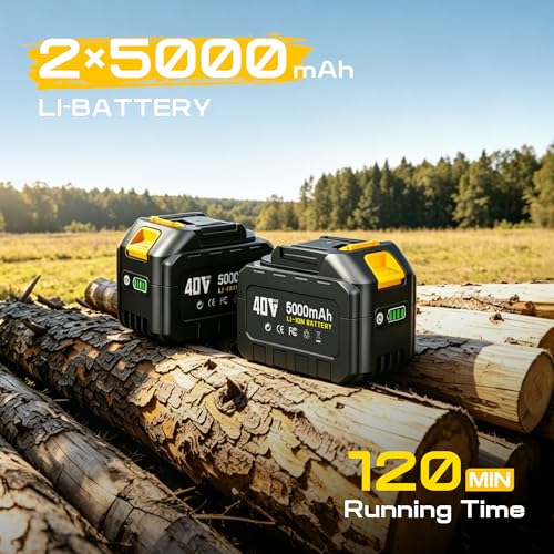 LITEKON 40V 16-Inch Cordless Chainsaw