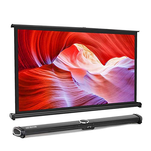 Pantalla Mini de Mesa para Proyector 40 pulgadas 16:9 Blanca Mate Portátil para Proyectores LED/LCD/DLP