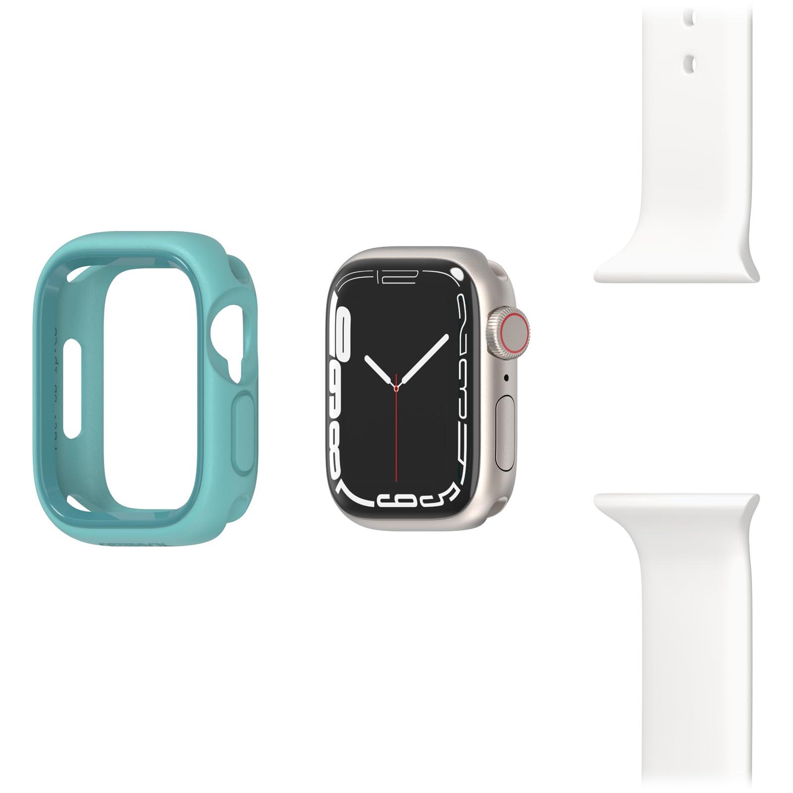 OtterBox etui na zegarek Apple Watch Series 8/7-41mm, Odporny na wstrząsy i upadki, elegancki futerał ochronny na zegarek Apple, chroni wyświetlacz i krawędzie, Columbia