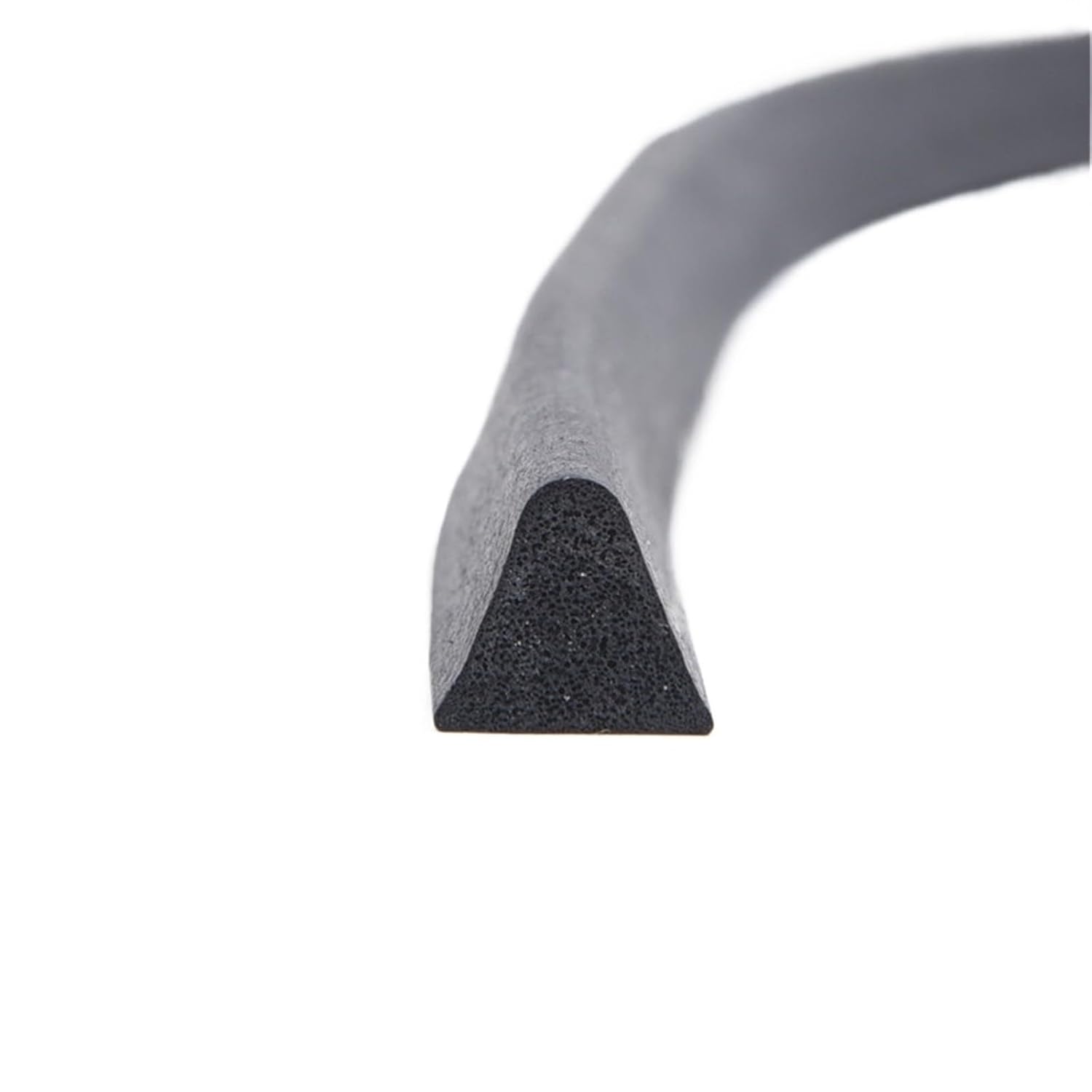 Insulation Rubber Triangle Shape Seal Strip EPDM Foam Rubber Block Dust Heat Resist Bar 6mm 6.5mm 8mm 10mm 11mm 12mm 13mm 14mm 15mm Black Foam Gap (Size : Like The pic-01, Style : 2 Meters)