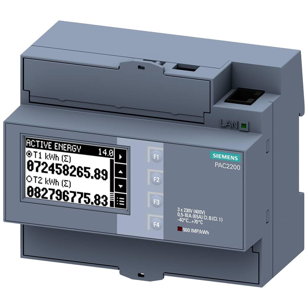 7KM2200-2EA40-1EA1 - SENTRON, Messgerät, 7KM PAC2200, LCD, L-L: 400 V, L-N: 230