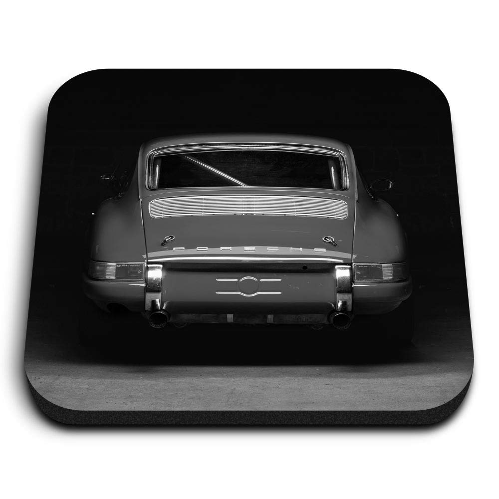Destination Vinyl Ltd Multicolor 1 X Square Mdf Fridge Magnet - Vintage Car Racing 35322