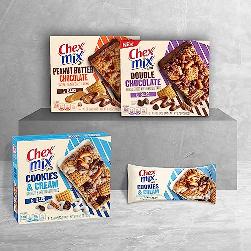 Chex Mix Peanut Butter Chocolate Treat Bar, 6 Bars, 6.78 oz - image 6