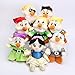Peluche Jouet [drôle] 8 Pièces/Ensemble Mignon 28 Cm Princesse des Neiges Et Les Sept Nains en Peluche en Peluche Poupée Modèle Jouet Doux Coton Poupée Enfants Bébé Cadeau