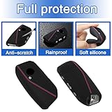 TOMALL 2 Pack for BMW Key Fob Cover with Keychain, 4 Buttons Silicone Rubber Key Fob Case Fit for BMW 2 3 5 7 X1 X4M X5 X6 X7 iX i4 i7 XM Series 2023-2025 / i5 M60 Series 2023-2024 Car Key - Image 5