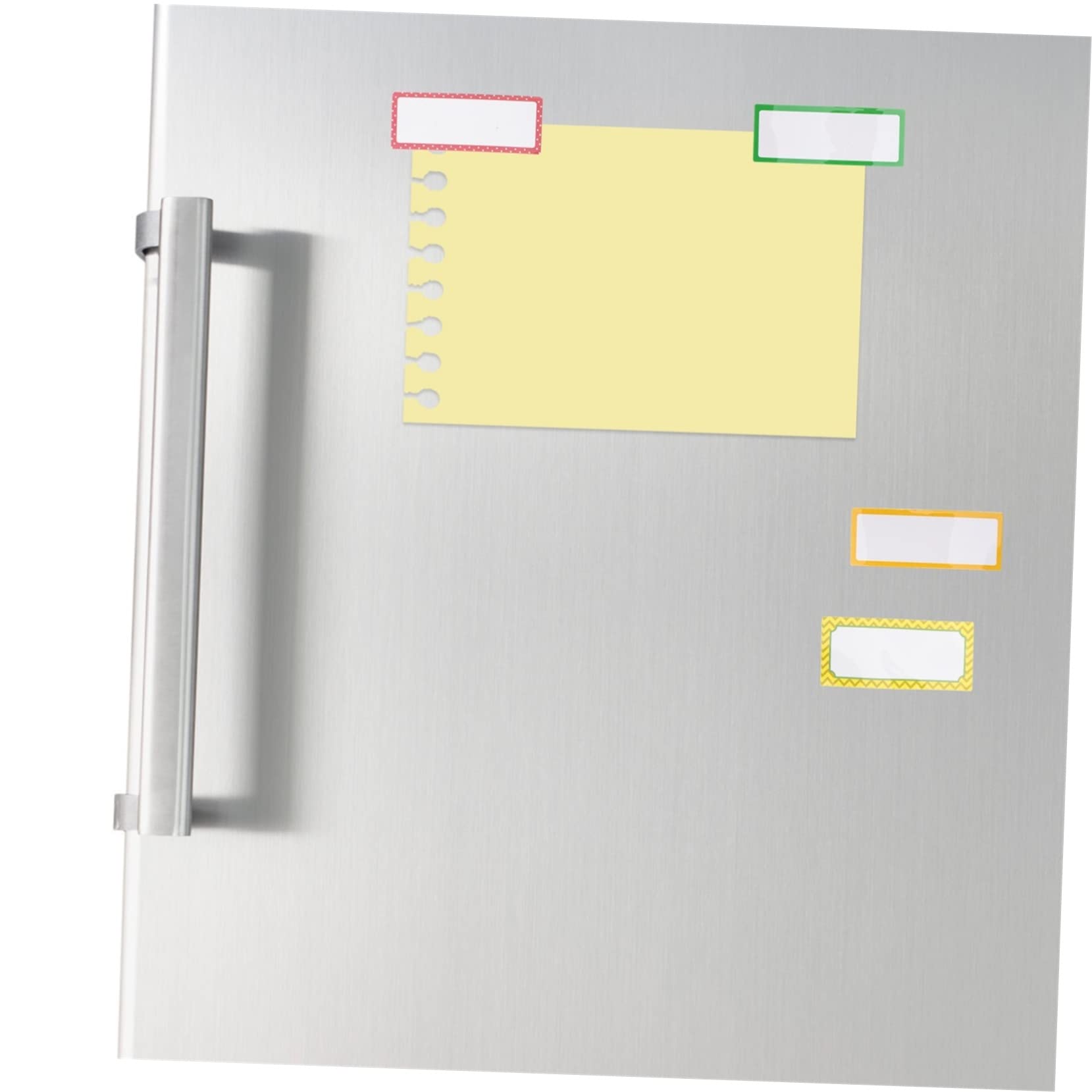 TEHAUX 9sätze Magnetische Beschriftungsetiketten Wiederverwendbare Namensschilder Für Kühlschrank Whiteboard Und Schule Farben Abwischbar Vielseitig Einsetzbar Für Organisation Und