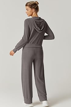 Amazon.com: QINSEN Sweatsuits for Women Long Sleeve Full Zip