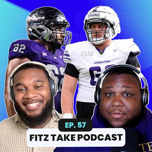 『TCU OL Carson Bruno on WHOOPING Bill Belichick's Tar Heels, Sonny Dykes, Josh Hoover, Big 12 trenches』のカバーアート