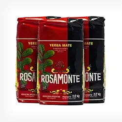 Kit 3 Erva Mate Argentina Rosamonte Tradicional 500g