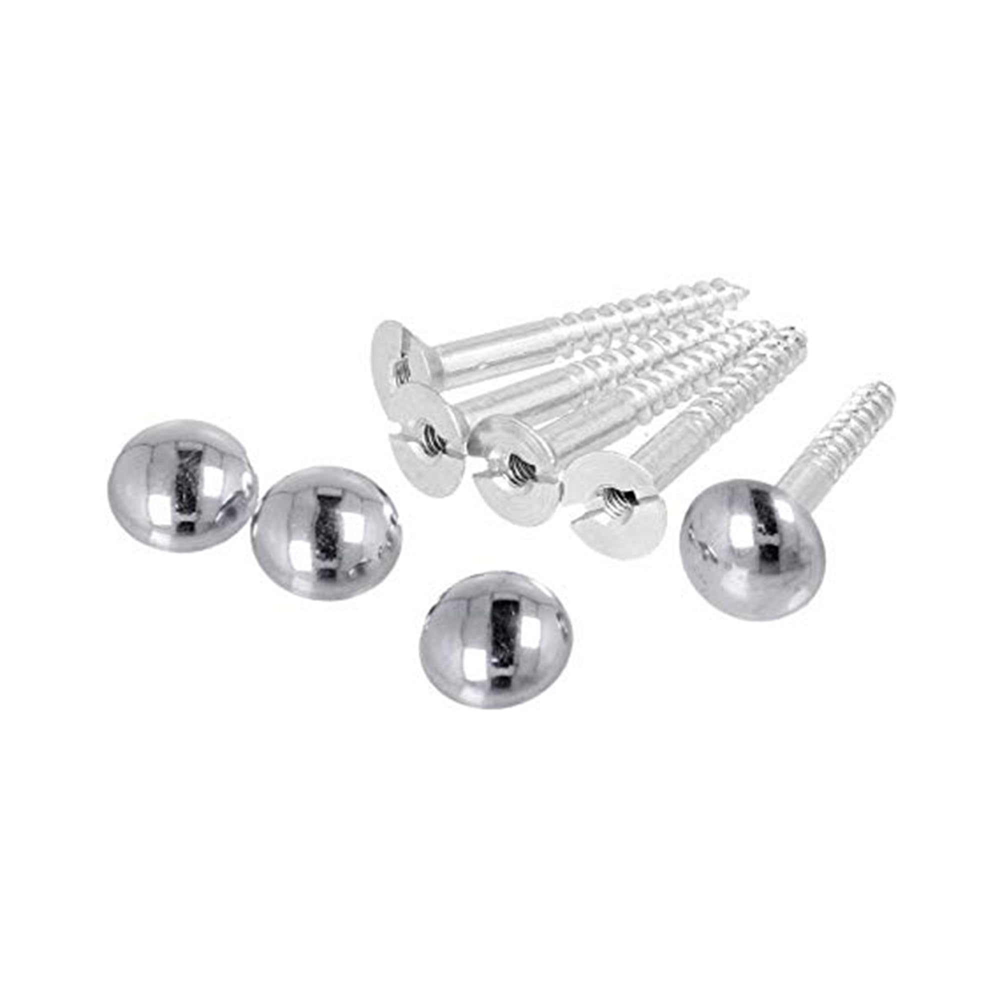 Rely®⇒VP INDUSTRIES (Pcs-25) Length-38 mm Mirror Screw Self Tapping with 12 mm Brass Round Mirror Cap Nickel Finish | Dome Decorative Screw Cap Advertising Glass Mirror Nail and Screw (B0CH7WQ21S) Amazon Price History, Amazon Price Tracker