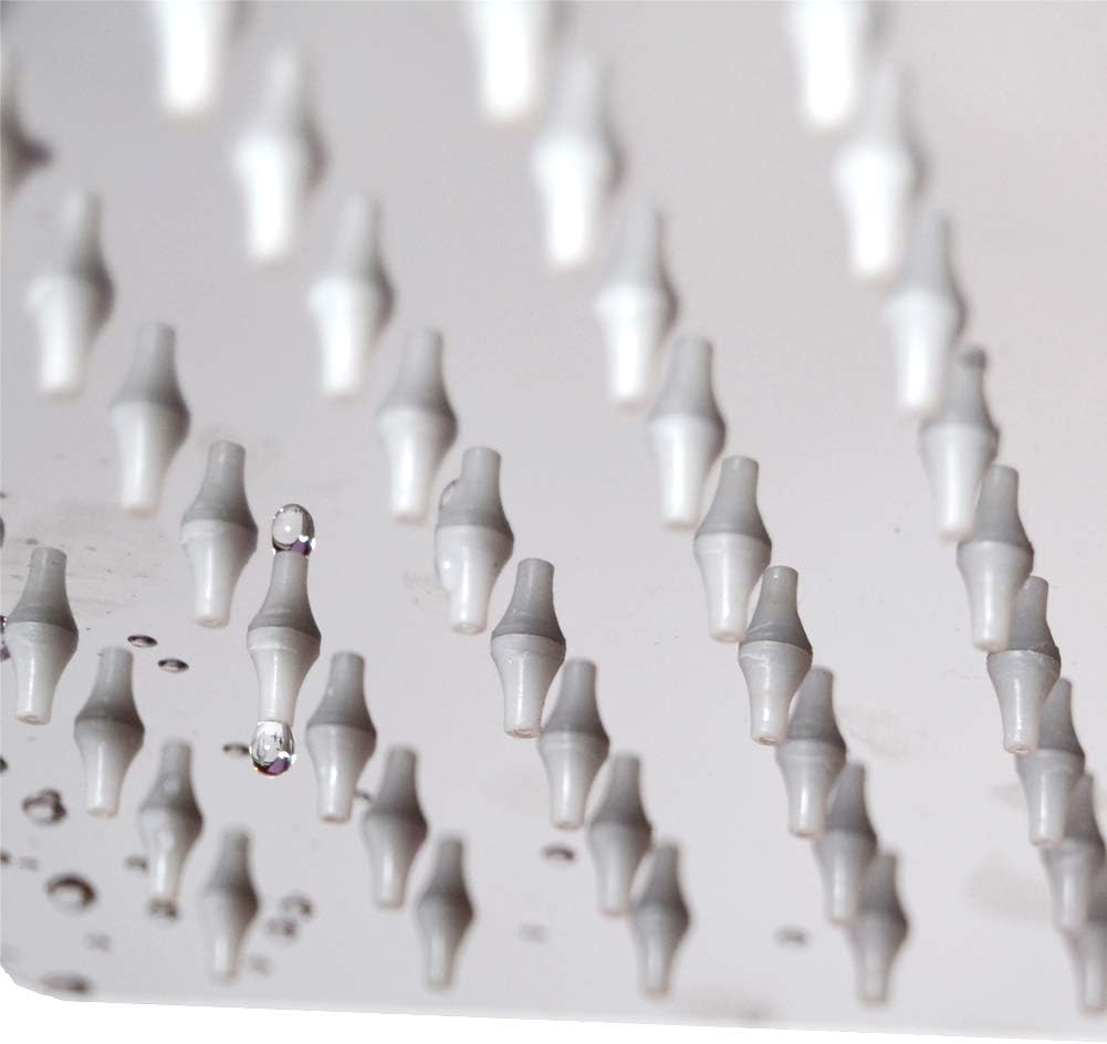 Rainfall Shower Head 12 inch Ultra-Thin Top Shower Square Stainless Steel