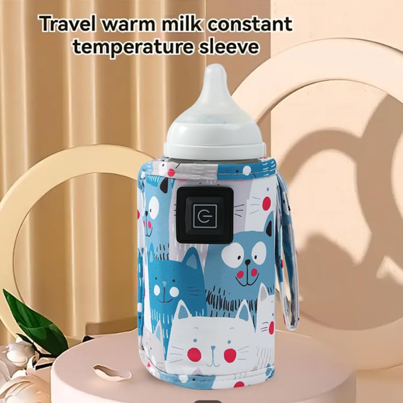 Baby Bottle Insulation Sleeve, USB Constant Temperature Portable Milk Warmer, with Three Adjustment Settings. Suitable for Household use and Travel. Applicable to Outdoor, Home and car scenarios. image 3