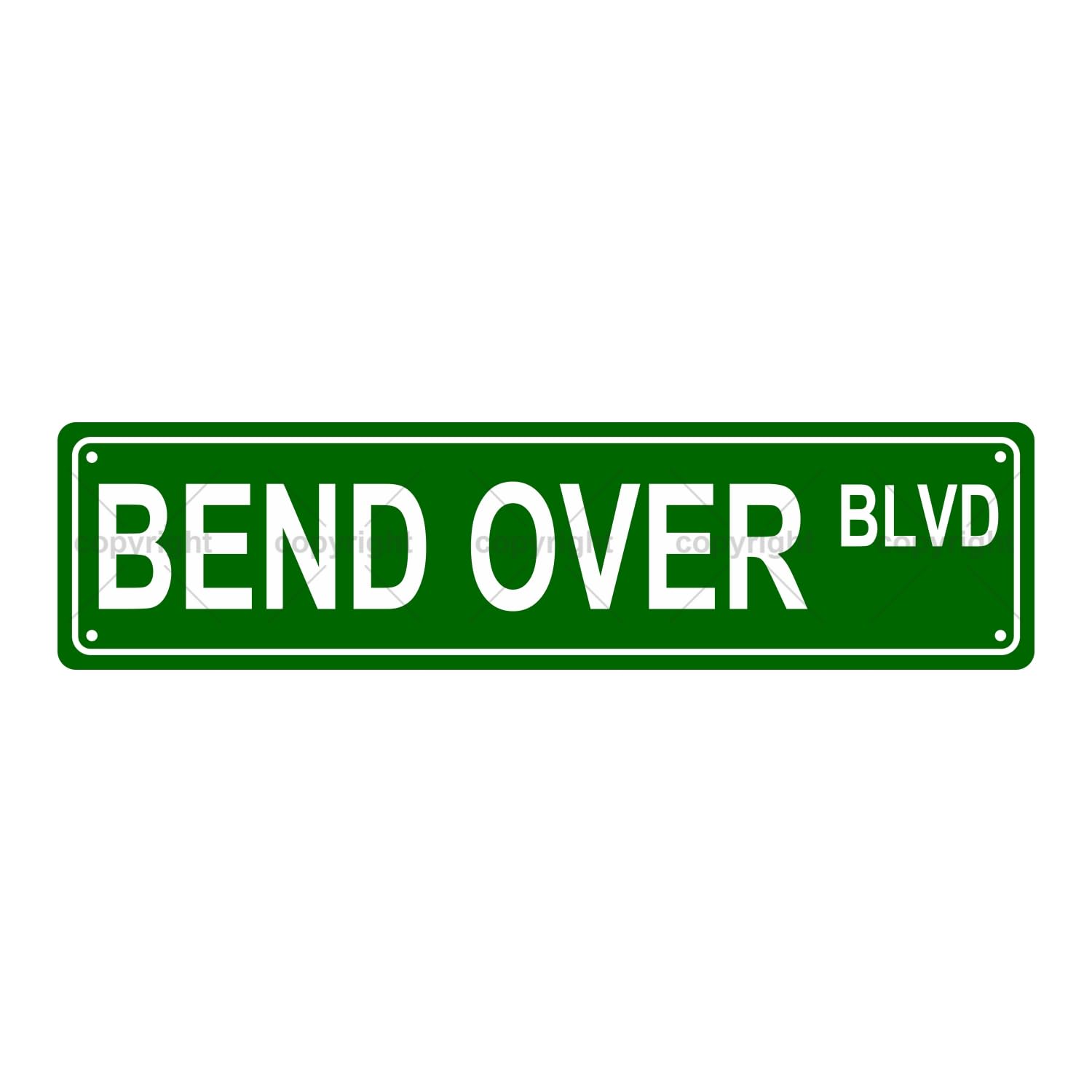 Bend Over BLVD Sexual Metal Tin Street Sign Bar Cafe Garage Cave Home Room Wall Bathroom Farmhouse Garden Porch Patio Decor,4x16 Inch