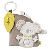 Fehn 064117 Soft-Bilderbuch Koala – Fühlbuch aus Stoff mit Tier Motiven – Für Babys und Kleinkinder ab 0+ Monaten – Maße: 14 x 15 cm