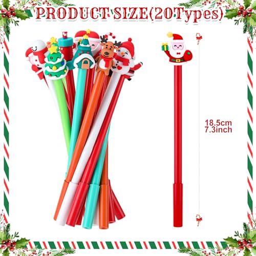 Fainne 200 bolígrafos de tinta gel Navidad miniatura 2