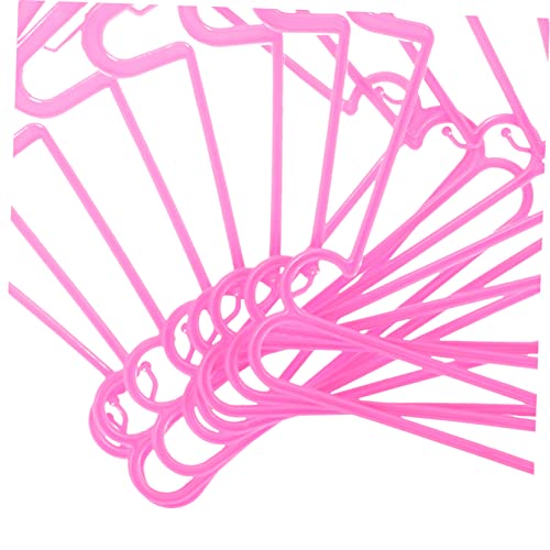 Ukcoco 10 Pcs Children's Suit Hanger Childrens Hangers Toddler Hanger Hangers For Clothes Toddler Clothes Hangers Infant Hangers Baby Hangers For Closet Clothing Support Plastic Baby Rosy #TOP3