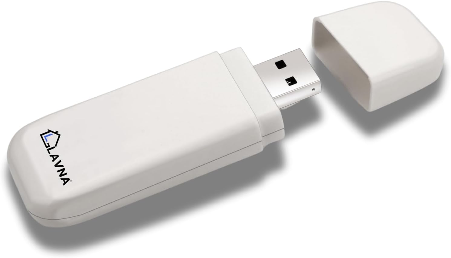 Smart WiFi Gateway Unlock Your Door from Anywhere Anytime | Works with Existing LAVNA Digital Locks (White)