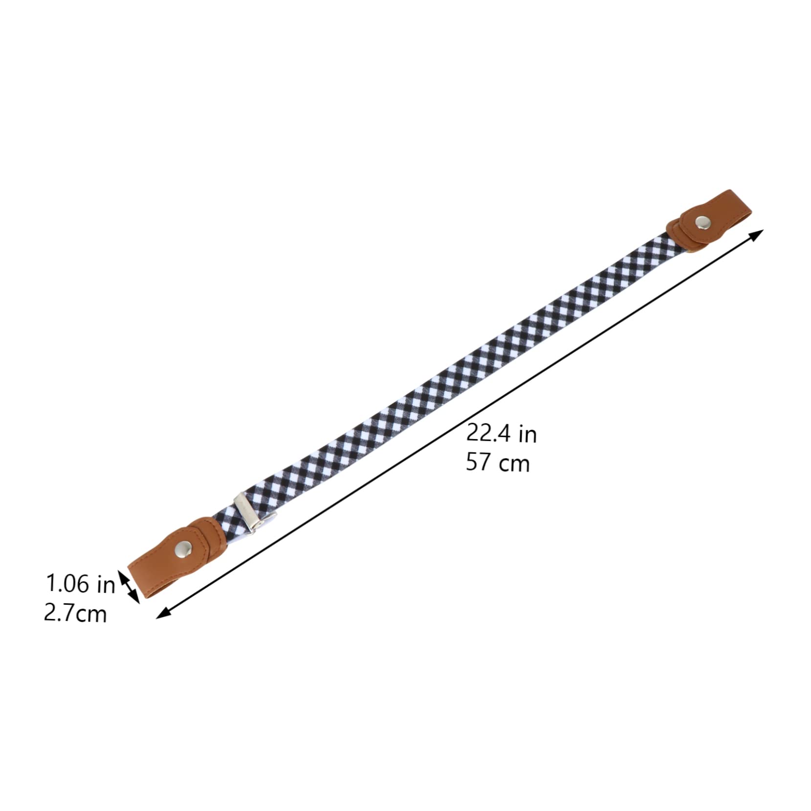 VALICLUD Elastic Boys and Girls Belts Buckle Adjustable Stretch Waist Belts for Boys/girls 4 Pack