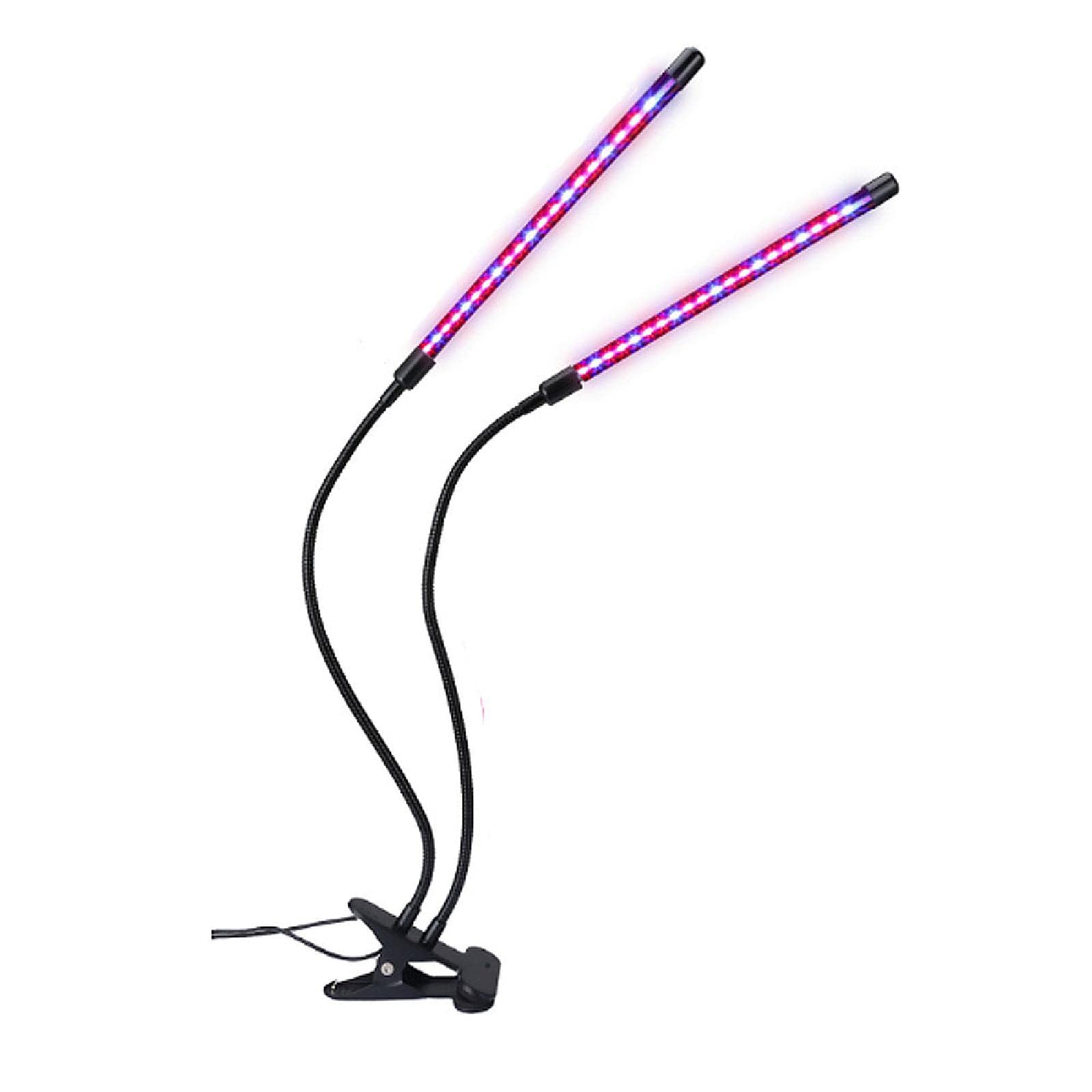 TopHomer Grow Lights for Indoor Plants, LED Grow Light with Full Spectrum & Red Blue Spectrum with 3/9/12H Timer, Adjustable Gooseneck(2 Goosenecks)