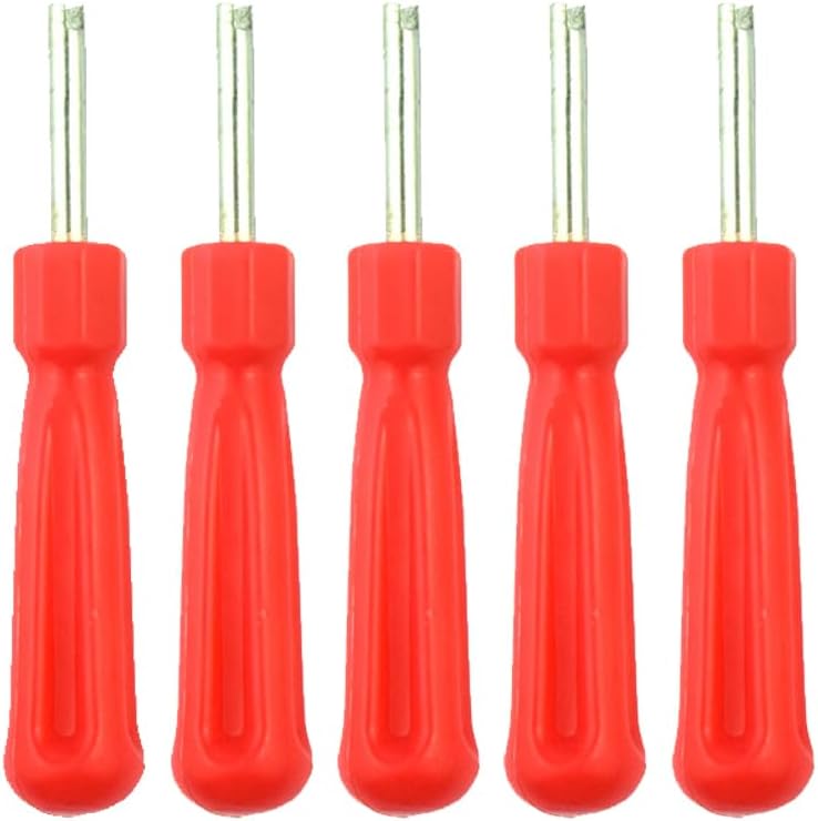 5pcs Tyre Valve Core Remover Tool Key Valves Stem Repair Tools Car Tire Valve Core Screwdriver