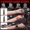 Fake Blood Halloween Makeup Kit - Realistic Washable Special Effects SFX Makeup Coagulated Blood + Dripping Blood+ Spray+ Sponges For Face Mouth Clothes Dress Up Stage Zombie Vampire Monster Cosplay #2
