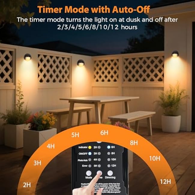 Low Voltage LED Deck Lights Kit, IP67 Waterproof Fence Lights with Transformer Photocell Sensor, Warm White Deck Lighting for Outdoor Walkway Stair Post Railing Warm White (8 Pack)