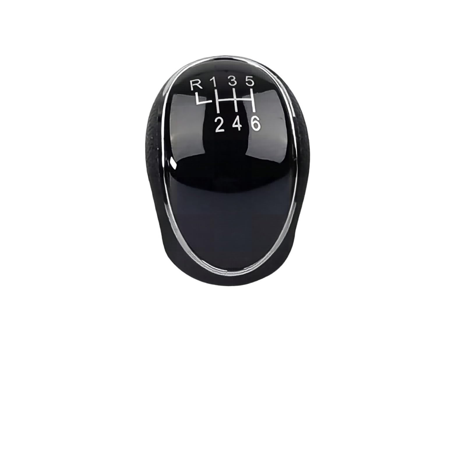 Qmtvfsrh R123456 Black Car Gear Shift Knob For Hyundai For Ix35 2012-2016 5/6 Speed Manual Gear Shift Knob Car Shifter Lever Stick Head Handball(R123456 Black)
