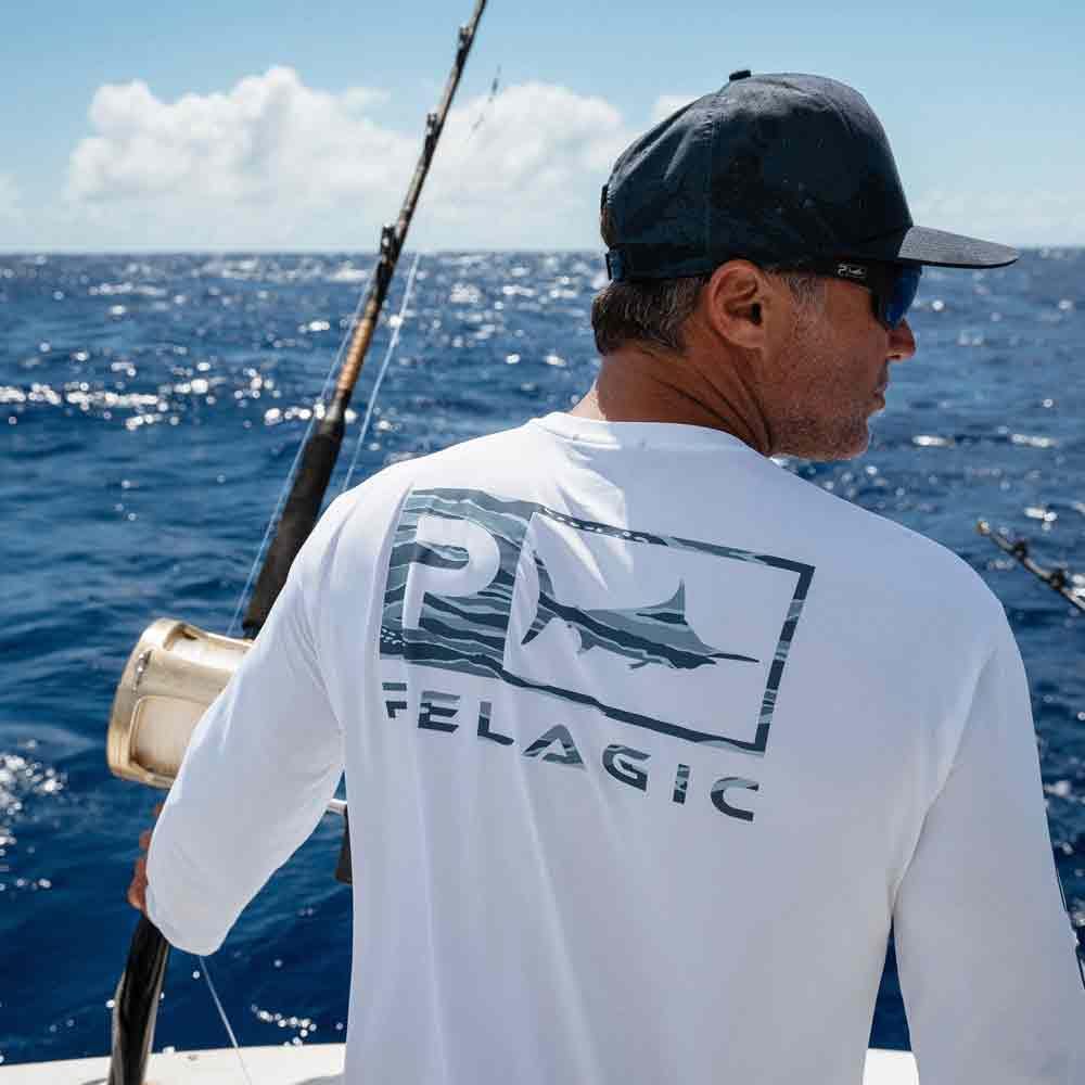PELAGIC Aquatek Wahoo Icon UV Long Sleeve T-Shirt 2XL