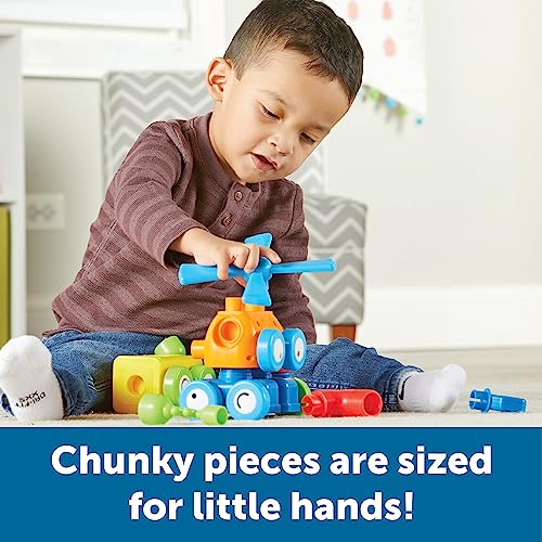 Learning Resources LER2869 1-2-3 Build It! Robot Factory, Fine Motor Toy thumb #3