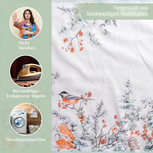 Maison d'Hermine Stoffservietten 100% Baumwolle (45 cm x 45cm, 4er-Set) – Ansicht 3