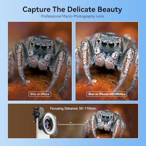 Evil Eye HB100U Macro Lens with Ring Light