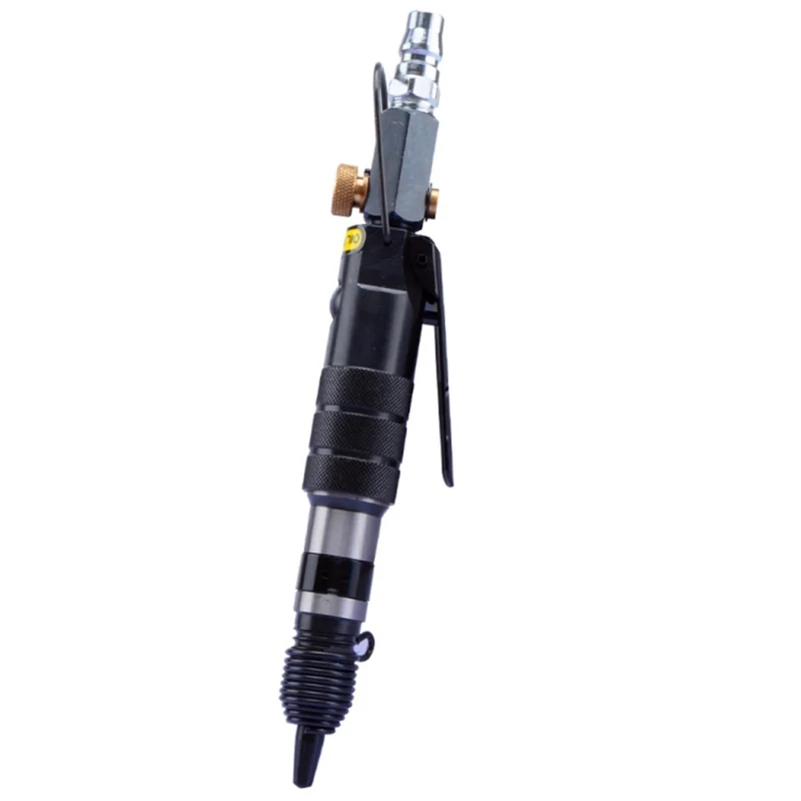 Straight Pneumatic Riveter Hammer Air Riveting Tool Aluminum Nameplate Solid Semi Knurled Wind Hitter