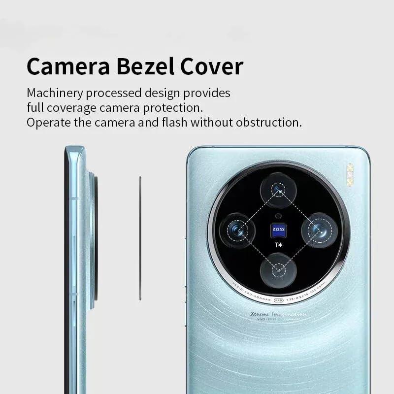 Image of Xmon Back Camera Lens Protector for Vivo X100 Pro (1 Pack) Premium Camera Glass Protector Guard, Anti-Scratch, Ultra-Clear, Easy Installation