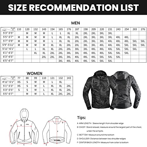 Auboa Motorcycle Jacket Men Women Ce Armored Powersports Protective Riding Jacket Waterproof Model-Jsm01(White,Xx-Large) #TOP6