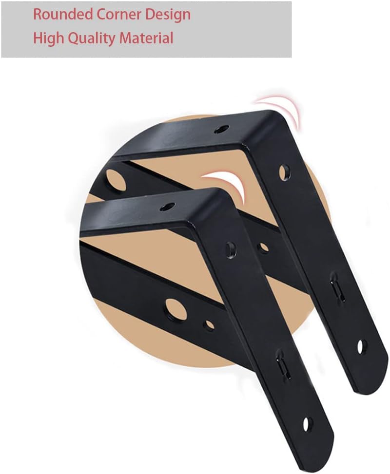 Buy PTINBG Heavy Duty Shelf LBrackets 8 Pack 12 x 7.5 Heavy Duty