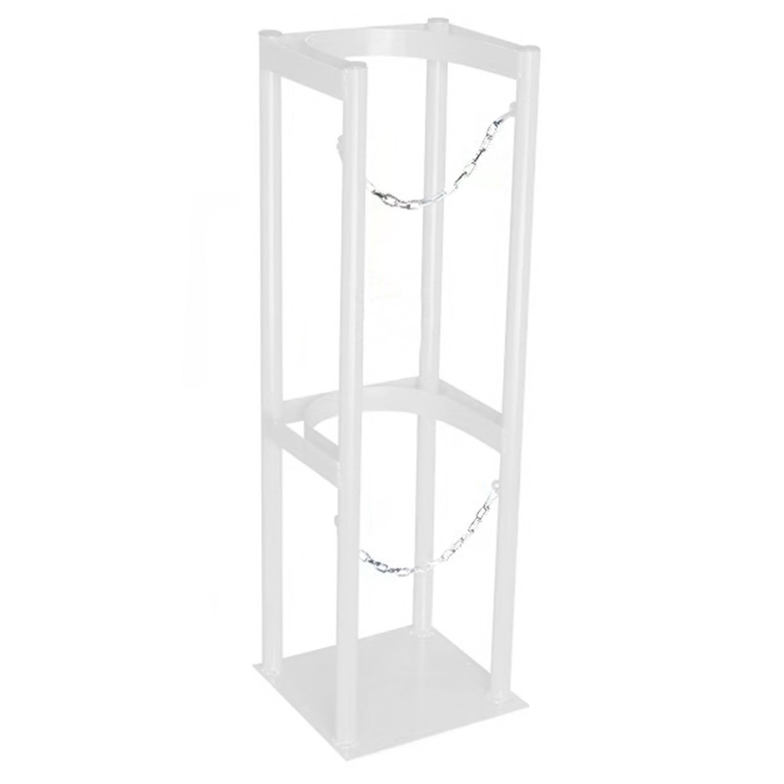 Wysoki wózek na butlę gazową ze stali na kółkach, wózek na kółkach z aluminium, do użytku wewnątrz i na zewnątrz, uchwyt na butlę z tlenem, uchwyt na butlę z tlenem do przechowywania