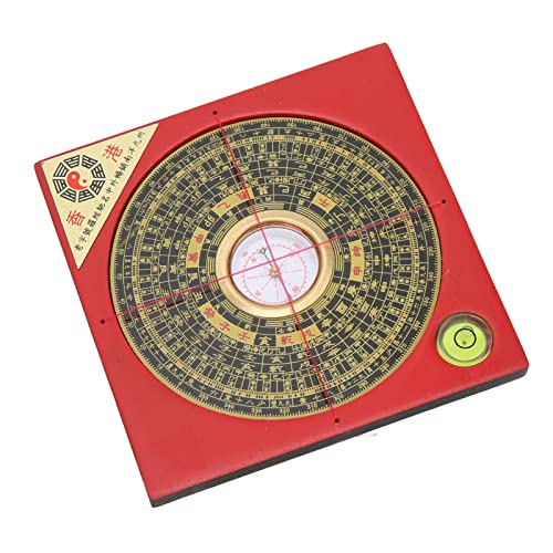 Brújula Feng Shui Luo Pan con Escala Clara de Metal y ABS miniatura 4