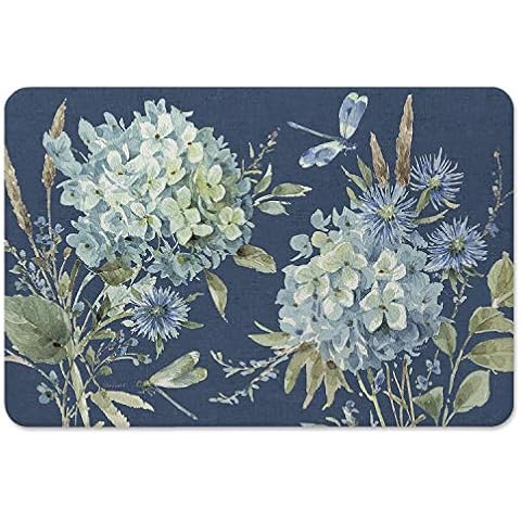 CounterArt Bohemian Blue Kitchen Comfort Floor Mat Cover